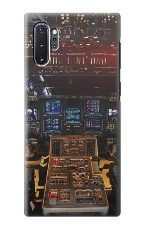 S3836 Airplane Cockpit Case Cover Custodia per Samsung Galaxy Note 10 Plus