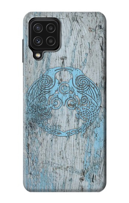 S3829 Huginn And Muninn Twin Ravens Norse Case Cover Custodia per Samsung Galaxy A22 4G