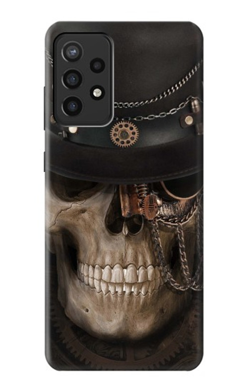 S3852 Steampunk Skull Case Cover Custodia per Samsung Galaxy A72, Galaxy A72 5G