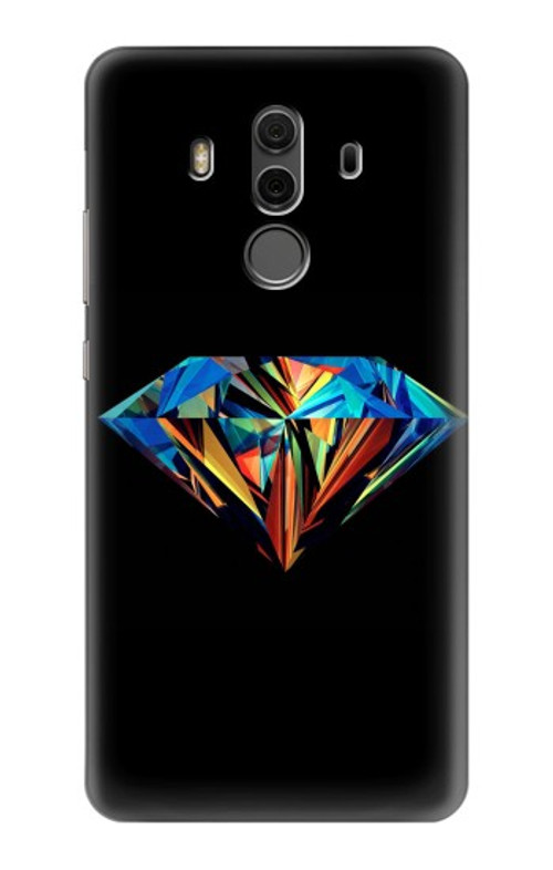 S3842 Abstract Colorful Diamond Case Cover Custodia per Huawei Mate 10 Pro, Porsche Design