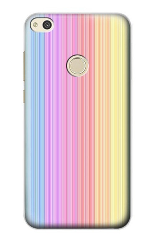 S3849 Colorful Vertical Colors Case Cover Custodia per Huawei P8 Lite (2017)