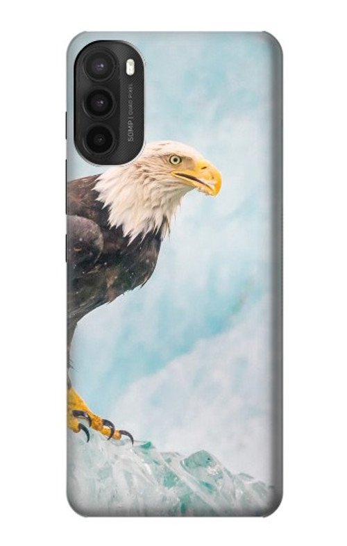 S3843 Bald Eagle On Ice Case Cover Custodia per Motorola Moto G71 5G