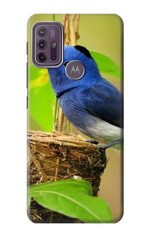 S3839 Bluebird of Happiness Blue Bird Case Cover Custodia per Motorola Moto G10 Power