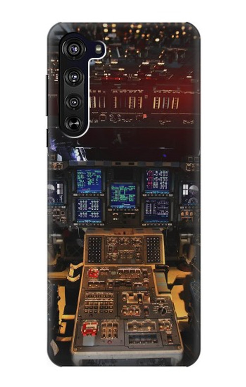 S3836 Airplane Cockpit Case Cover Custodia per Motorola Edge