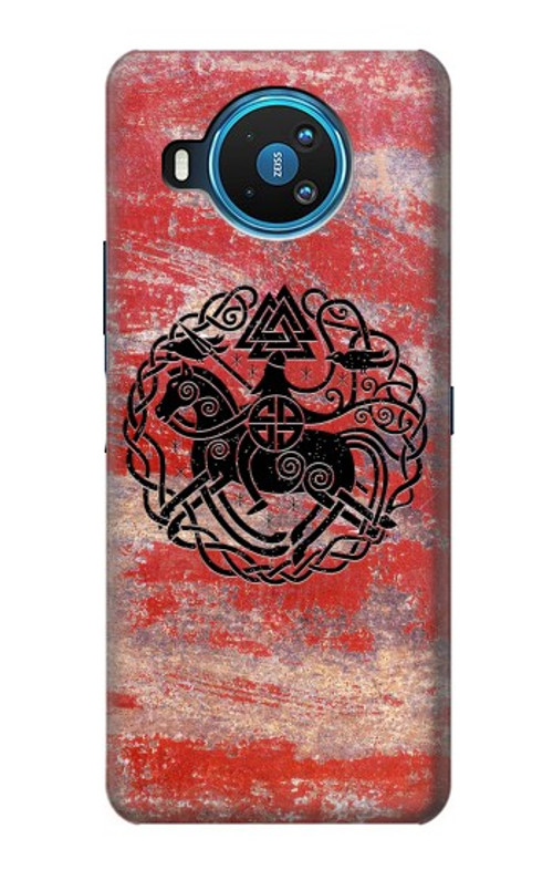 S3831 Viking Norse Ancient Symbol Case Cover Custodia per Nokia 8.3 5G