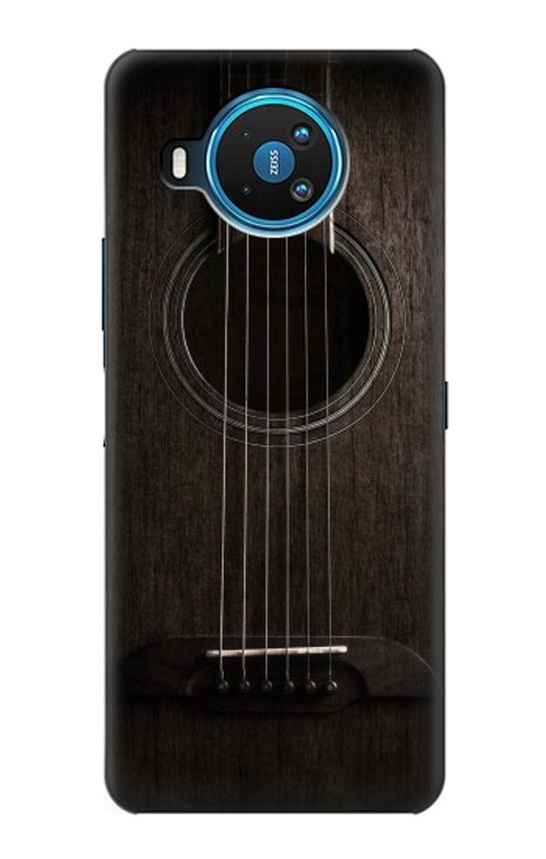 S3834 Old Woods Black Guitar Case Cover Custodia per Nokia 8.3 5G