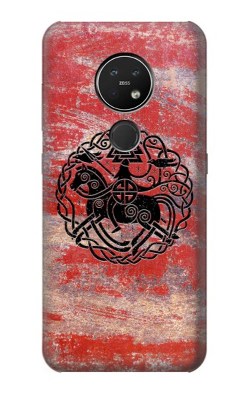 S3831 Viking Norse Ancient Symbol Case Cover Custodia per Nokia 7.2