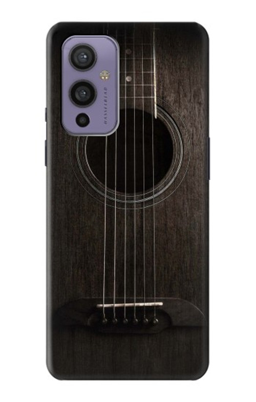 S3834 Old Woods Black Guitar Case Cover Custodia per OnePlus 9