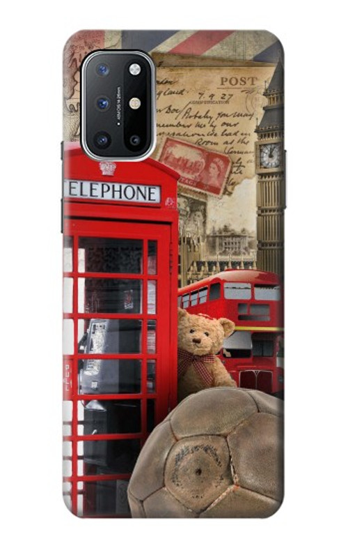 S3856 Vintage London British Case Cover Custodia per OnePlus 8T