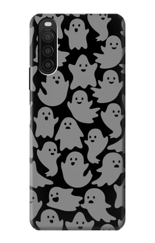 S3835 Cute Ghost Pattern Case Cover Custodia per Sony Xperia 10 III