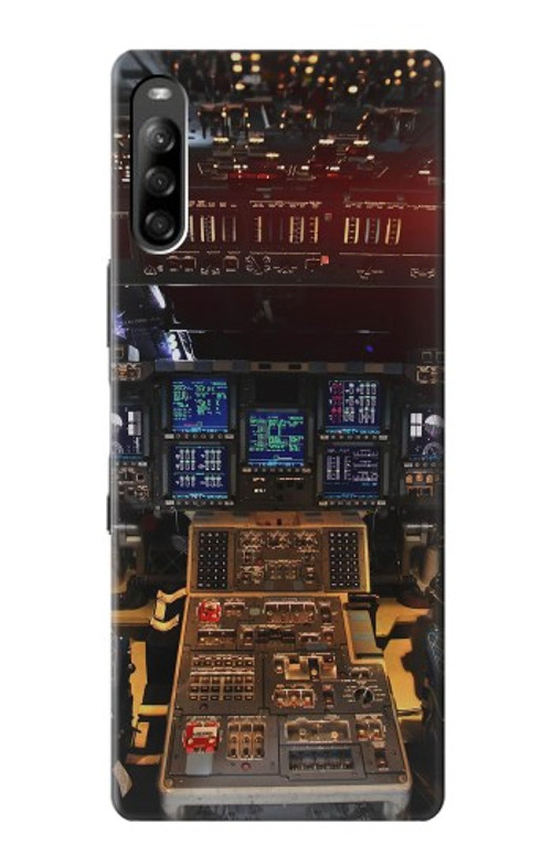 S3836 Airplane Cockpit Case Cover Custodia per Sony Xperia L4