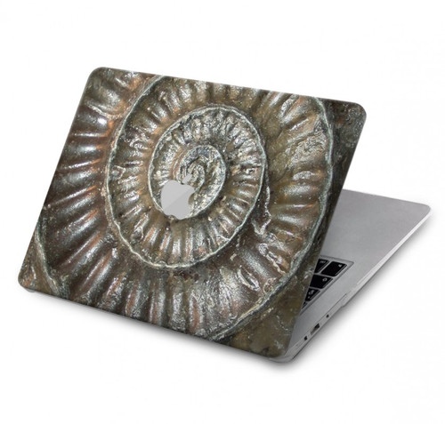 S1788 Ammonite Fossil Case Cover Custodia per MacBook Pro 16 M1,M2,M3,M4 (2021,2024) - A3403, A3186, A2991, A2780, A2485