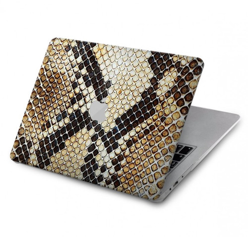 S2703 Snake Skin Texture Graphic Printed Case Cover Custodia per MacBook Pro 16 M1,M2,M3,M4 (2021,2024) - A3403, A3186, A2991, A2780, A2485