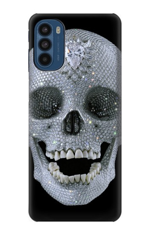 S1286 Diamond Skull Case Cover Custodia per Motorola Moto G41