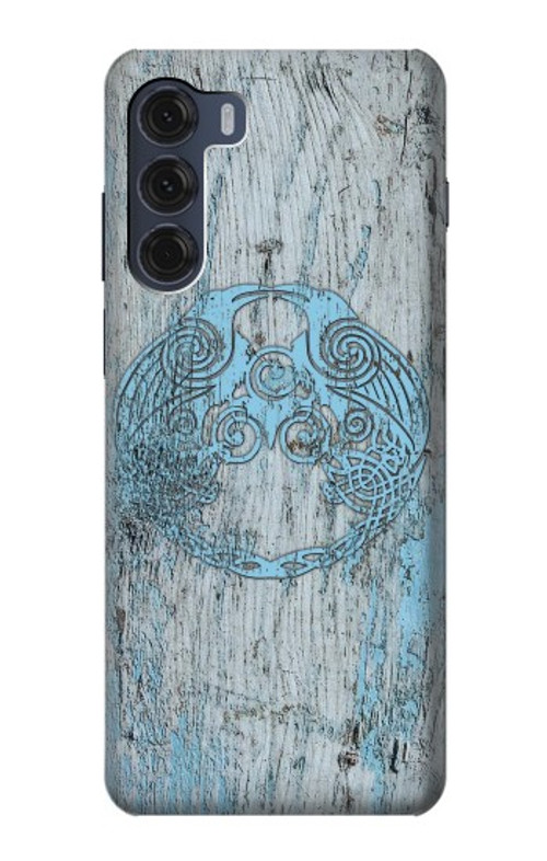 S3829 Huginn And Muninn Twin Ravens Norse Case Cover Custodia per Motorola Moto G200 5G