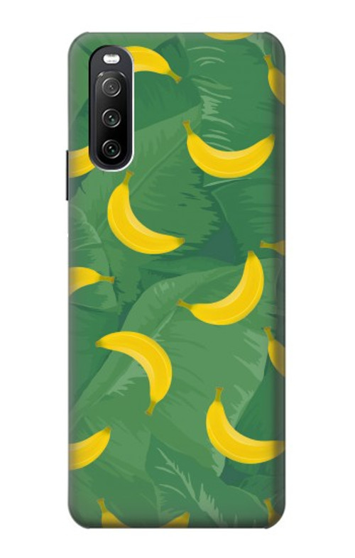 S3286 Banana Fruit Pattern Case Cover Custodia per Sony Xperia 10 III Lite