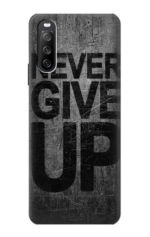 S3367 Never Give Up Case Cover Custodia per Sony Xperia 10 III Lite