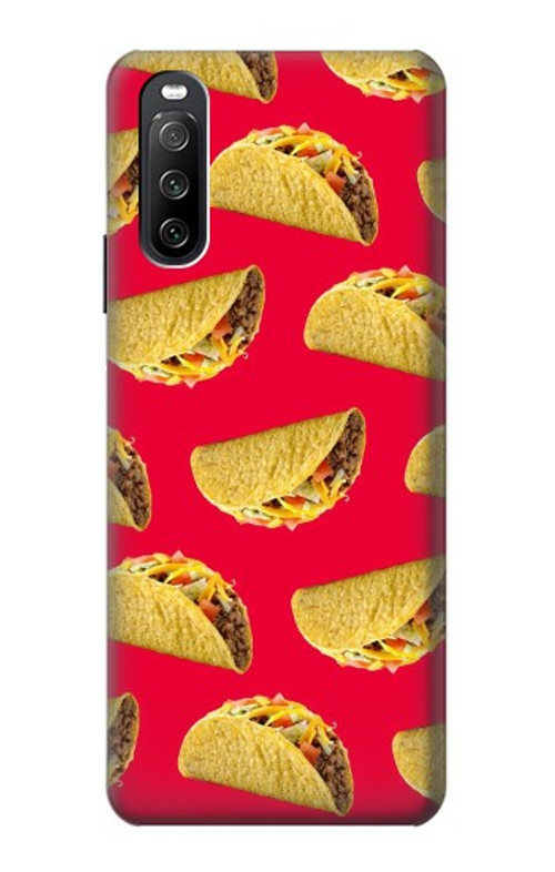 S3755 Mexican Taco Tacos Case Cover Custodia per Sony Xperia 10 III Lite