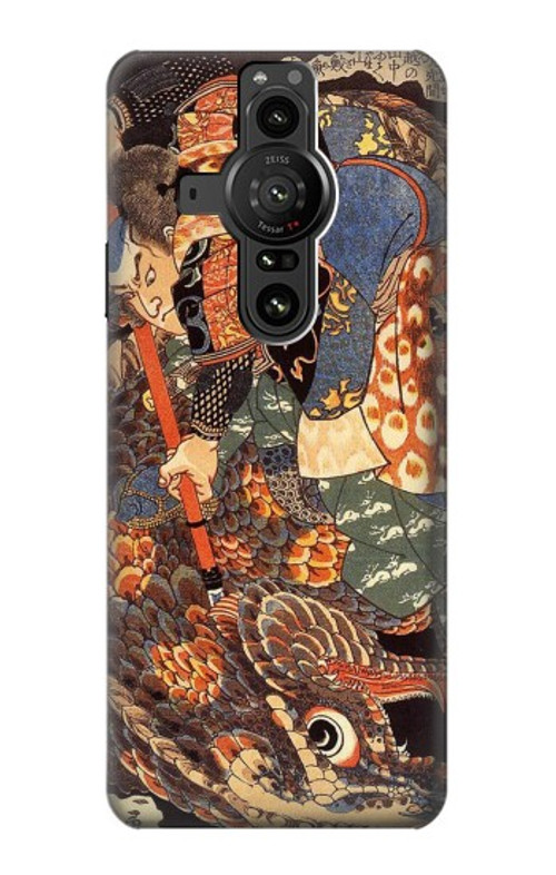 S0914 Ronin Miyamoto Musashi Case Cover Custodia per Sony Xperia Pro-I