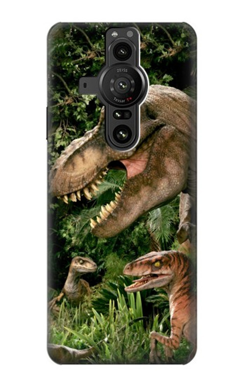 S1452 Trex Raptor Dinosaur Case Cover Custodia per Sony Xperia Pro-I