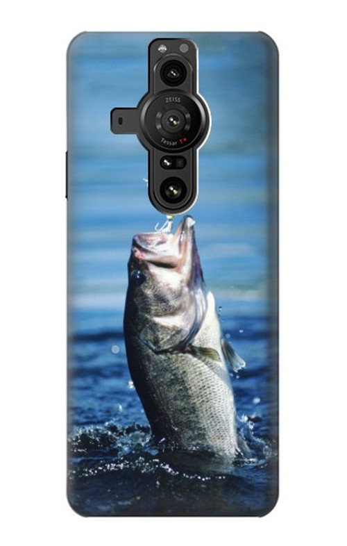 S1594 Bass Fishing Case Cover Custodia per Sony Xperia Pro-I