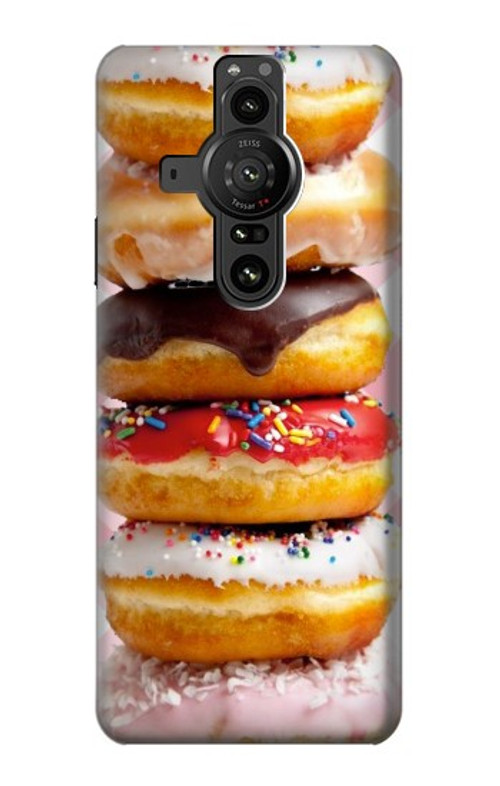 S2431 Fancy Sweet Donuts Case Cover Custodia per Sony Xperia Pro-I S2431 Fancy Sweet Donuts Case Cover Custodia per Sony Xperia Pro-I