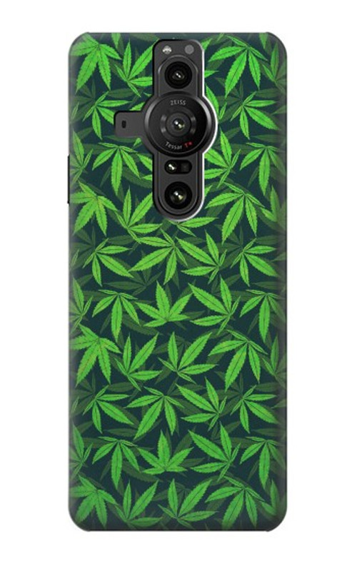 S2666 Marijuana Pattern Case Cover Custodia per Sony Xperia Pro-I S2666 Marijuana Pattern Case Cover Custodia per Sony Xperia Pro-I