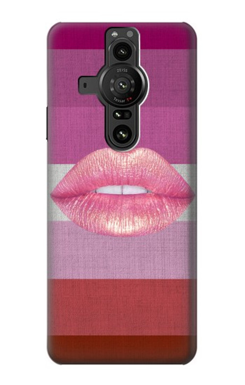 S3473 LGBT Lesbian Flag Case Cover Custodia per Sony Xperia Pro-I