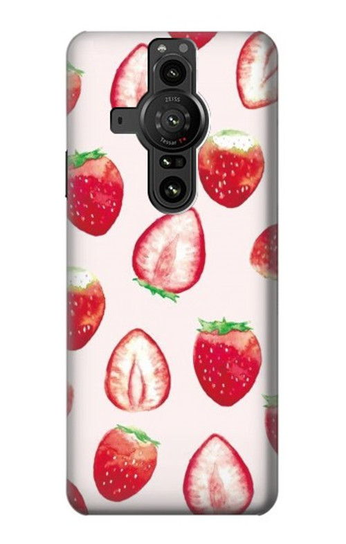 S3481 Strawberry Case Cover Custodia per Sony Xperia Pro-I