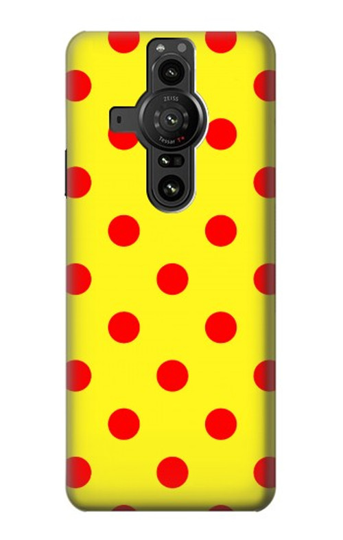 S3526 Red Spot Polka Dot Case Cover Custodia per Sony Xperia Pro-I S3526 Red Spot Polka Dot Case Cover Custodia per Sony Xperia Pro-I