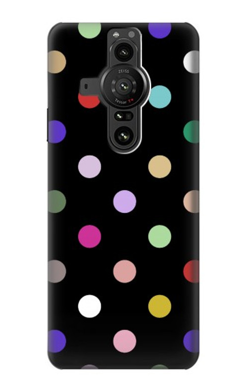 S3532 Colorful Polka Dot Case Cover Custodia per Sony Xperia Pro-I