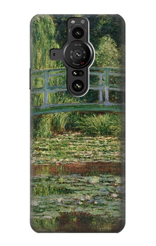 S3674 Claude Monet Footbridge and Water Lily Pool Case Cover Custodia per Sony Xperia Pro-I