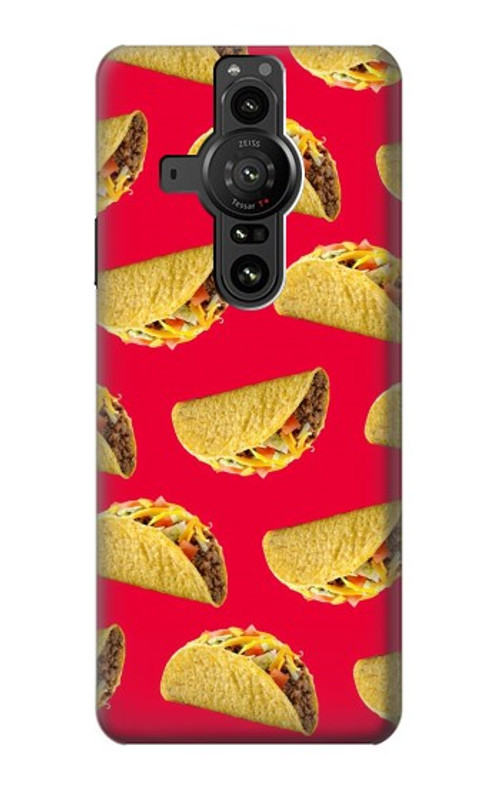 S3755 Mexican Taco Tacos Case Cover Custodia per Sony Xperia Pro-I