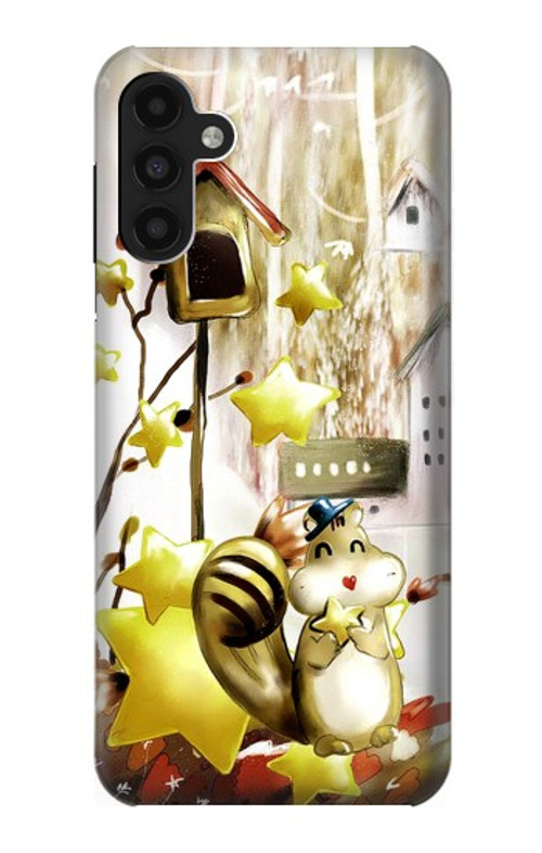 S0109 Cute Squirrel Cartoon Case Cover Custodia per Samsung Galaxy A13 4G