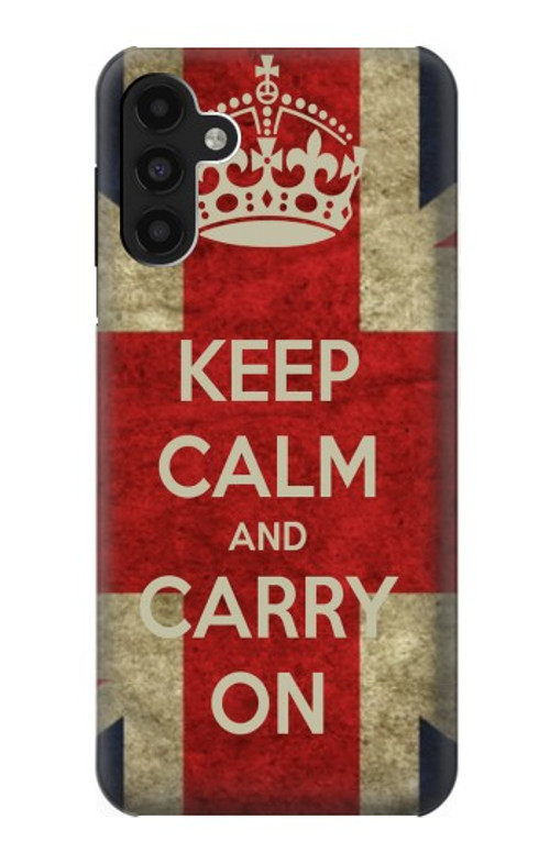 S0674 Keep Calm and Carry On Case Cover Custodia per Samsung Galaxy A13 4G