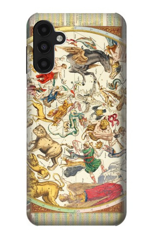 S3145 Antique Constellation Star Sky Map Case Cover Custodia per Samsung Galaxy A13 4G