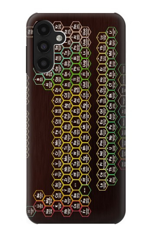 S3544 Neon Honeycomb Periodic Table Case Cover Custodia per Samsung Galaxy A13 4G