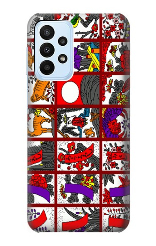 S1923 Hanafuda Japanese Flower Card Case Cover Custodia per Samsung Galaxy A23 S1923 Hanafuda Japanese Flower Card Case Cover Custodia per Samsung Galaxy A23