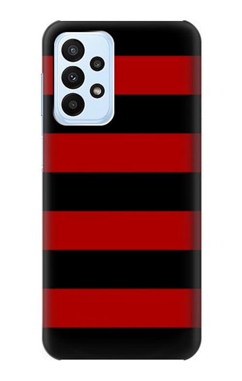 S2638 Black and Red Striped Case Cover Custodia per Samsung Galaxy A23