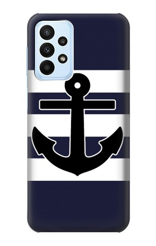 S2758 Anchor Navy Case Cover Custodia per Samsung Galaxy A23