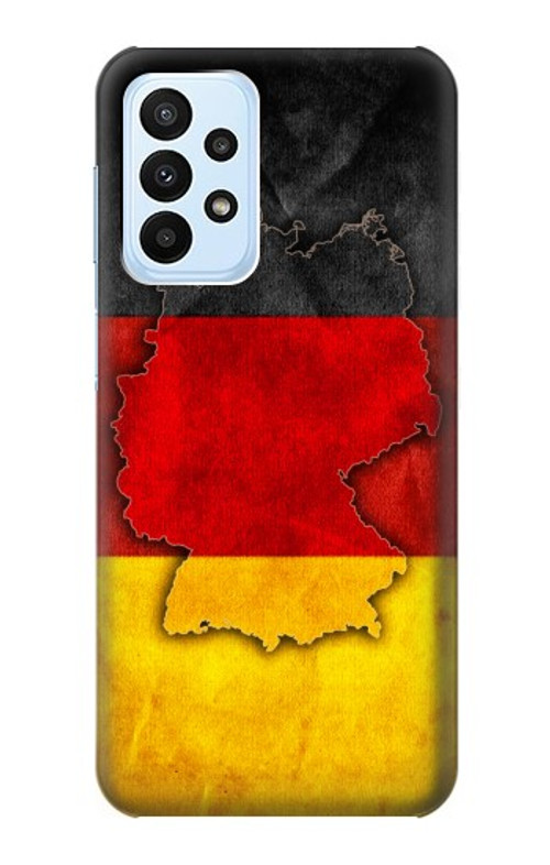 S2935 Germany Flag Map Case Cover Custodia per Samsung Galaxy A23