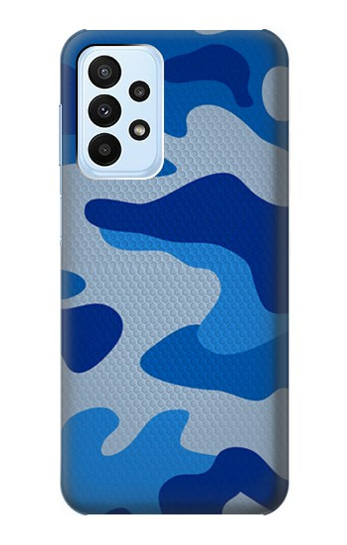 S2958 Army Blue Camo Camouflage Case Cover Custodia per Samsung Galaxy A23