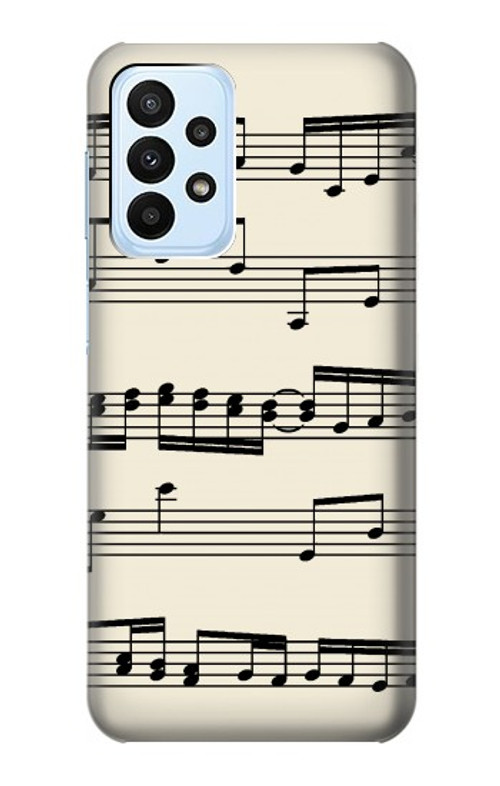 S3082 Music Sheet Case Cover Custodia per Samsung Galaxy A23 S3082 Music Sheet Case Cover Custodia per Samsung Galaxy A23