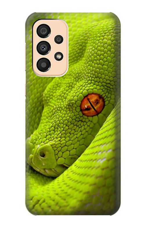 S0785 Green Snake Case Cover Custodia per Samsung Galaxy A33 5G