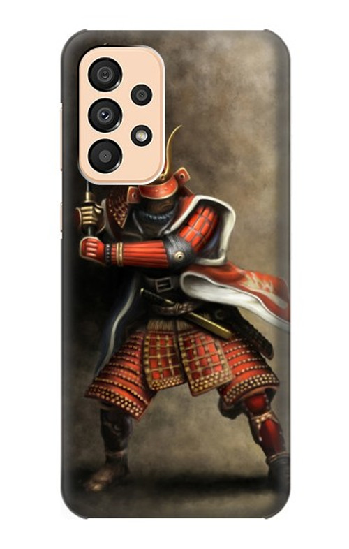 S0796 Japan Red Samurai Case Cover Custodia per Samsung Galaxy A33 5G
