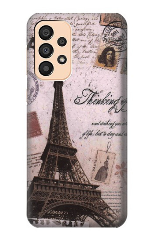 S2211 Paris Postcard Eiffel Tower Case Cover Custodia per Samsung Galaxy A33 5G