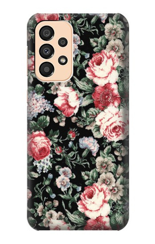 S2727 Vintage Rose Pattern Case Cover Custodia per Samsung Galaxy A33 5G