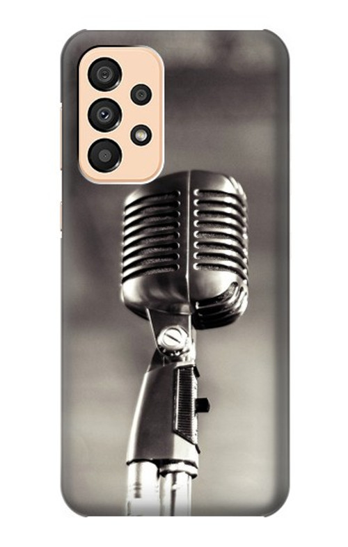 S3495 Vintage Microphone Case Cover Custodia per Samsung Galaxy A33 5G S3495 Vintage Microphone Case Cover Custodia per Samsung Galaxy A33 5G