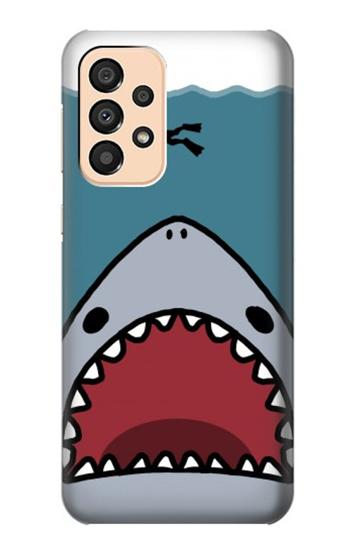 S3825 Cartoon Shark Sea Diving Case Cover Custodia per Samsung Galaxy A33 5G