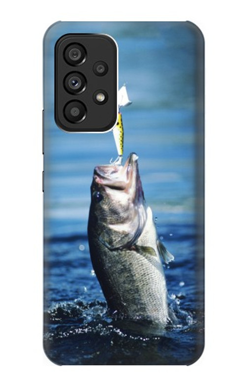 S1594 Bass Fishing Case Cover Custodia per Samsung Galaxy A53 5G